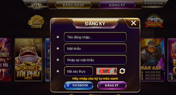 Đăng ký tài khoản đơn giản